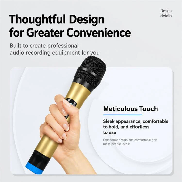 G4D 4-Channel Multi-function Professional Bluetooth Mixer with Amplifier & Microphone, Type:Rechargeable Microphone(UK Plug) - Image 8