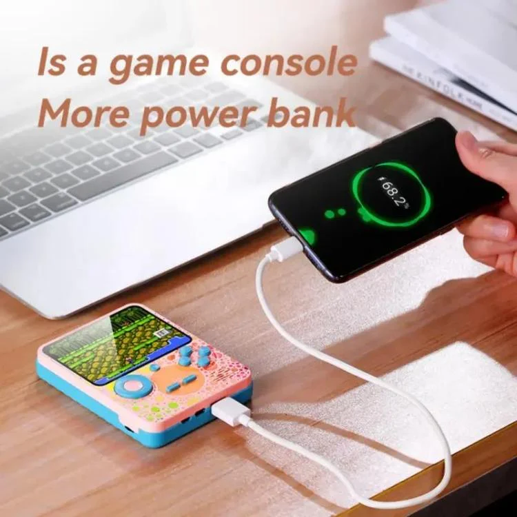 G6 3.5 Inch Screen Handheld Game Console Video Gaming Machine for Kids, Model:Single(Blue) - Image 3