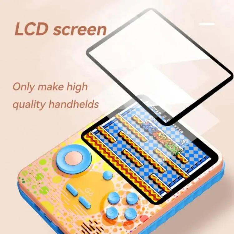G6 3.5 Inch Screen Handheld Game Console Video Gaming Machine for Kids, Model:Single(Blue) - Image 4