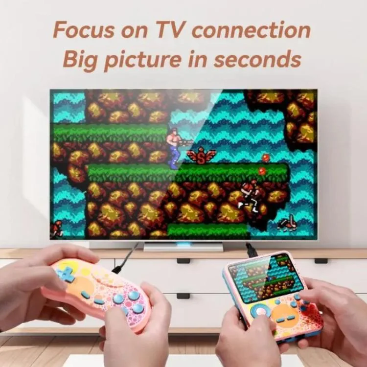 G6 3.5 Inch Screen Handheld Game Console Video Gaming Machine for Kids, Model:Single(Blue) - Image 5