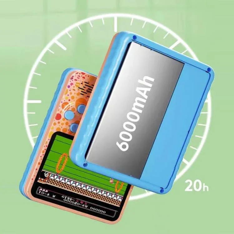 G6 3.5 Inch Screen Handheld Game Console Video Gaming Machine for Kids, Model:Single(Blue) - Image 6