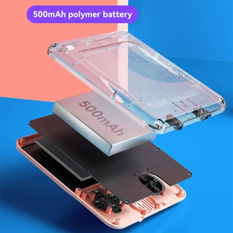 G7 3.5 inch Screen Portable Retro Nostalgic Games Console Built-in 666 Games, Model:Double(Pink) - Image 10