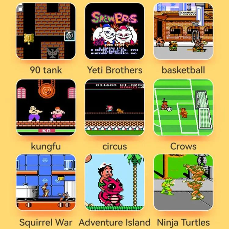 G7 3.5 inch Screen Portable Retro Nostalgic Games Console Built-in 666 Games, Model:Double(Pink) - Image 5