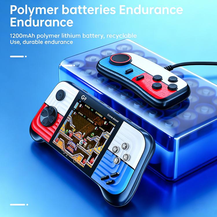 G9 3.0 inch Screen Portable Retro Handheld Video Game Console Built-in 600 Games, Model:Single(Red Blue) - Image 14