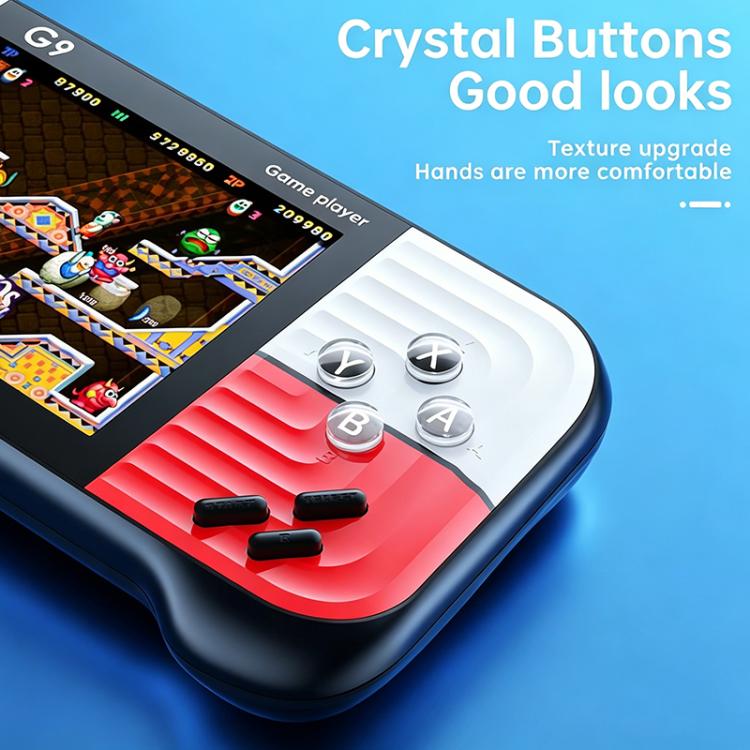 G9 3.0 inch Screen Portable Retro Handheld Video Game Console Built-in 600 Games, Model:Triple(Red) - Image 15