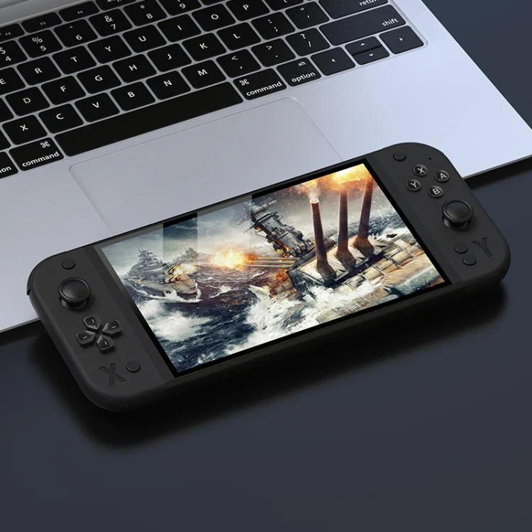 G90 7-inch IPS HD Handheld Game Console Supports 30+ Emulators, External TF card:64G(Black) - Image 2