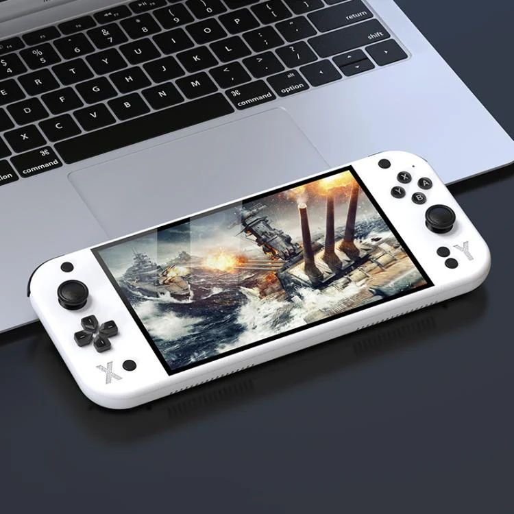 G90 7-inch IPS HD Handheld Game Console Supports 30+ Emulators, External TF card:64G(White) - Image 2