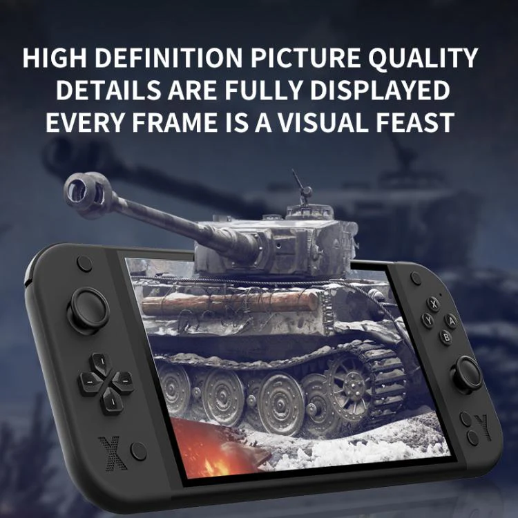 G90 7-inch IPS HD Handheld Game Console Supports 30+ Emulators, External TF card:64G(White) - Image 4
