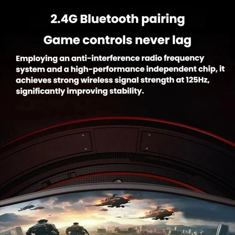 GAMEMT 080S 2.4G Vibration Wireless Game Controller For PC / Switch / PS3, Spec: With Receiver - Image 9