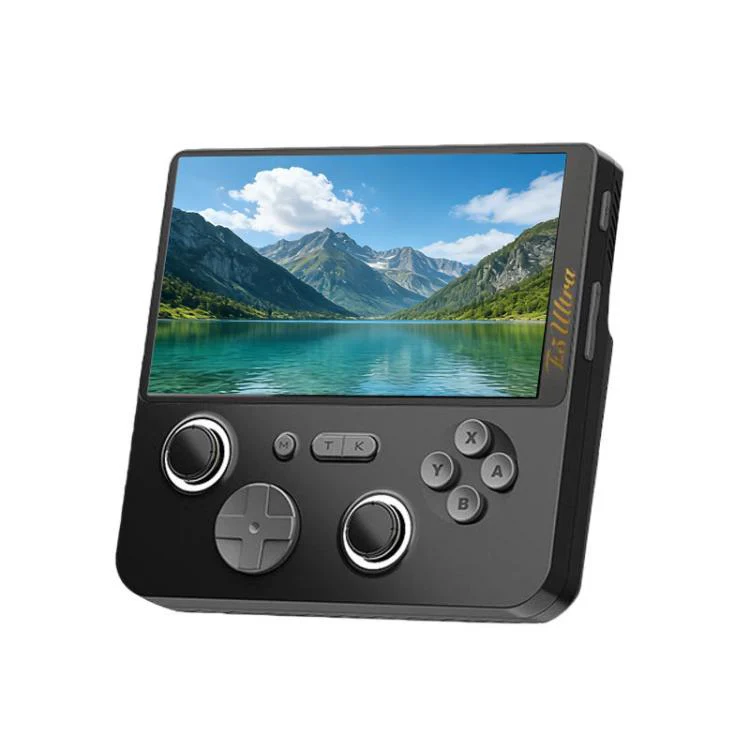 GAMEMT E5 Ultra 5 Inch HD IPS Touchscreen Android Gaming Handheld, Spec: 128G(Black)