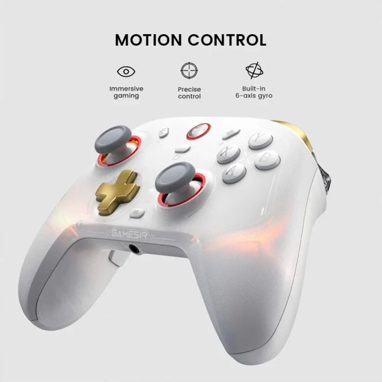 GameSir Cyclone 2 Bluetooth Wireless Game Controller, With Charging Base(White) - Image 11