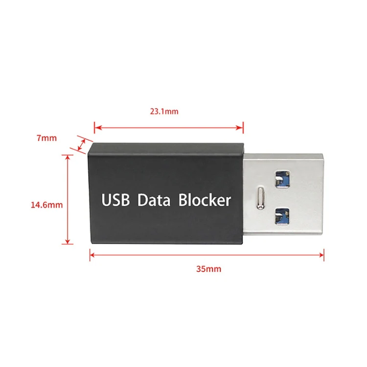 GEM02 USB Data Blocker Charging Connector(Red) - Image 3