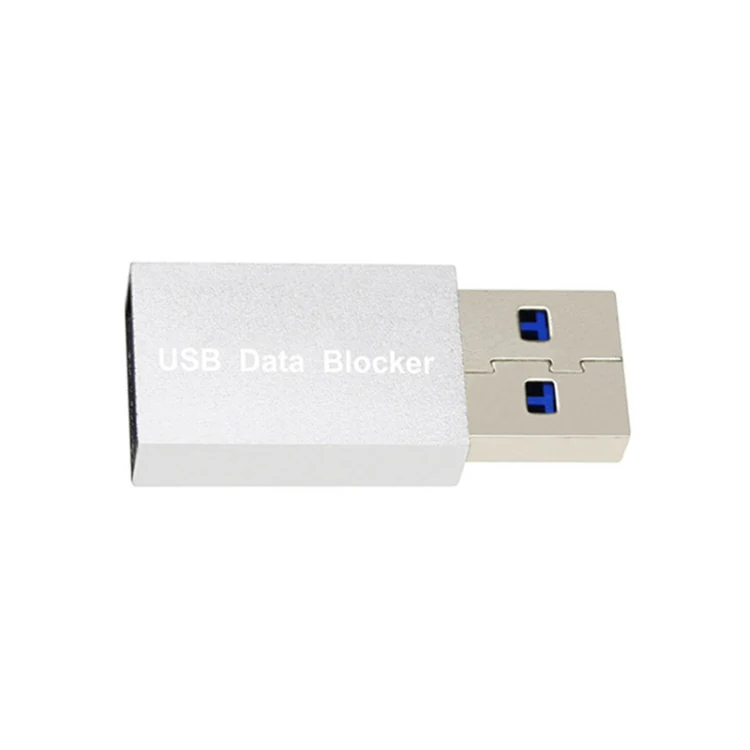 GEM02 USB Data Blocker Charging Connector(Silver)
