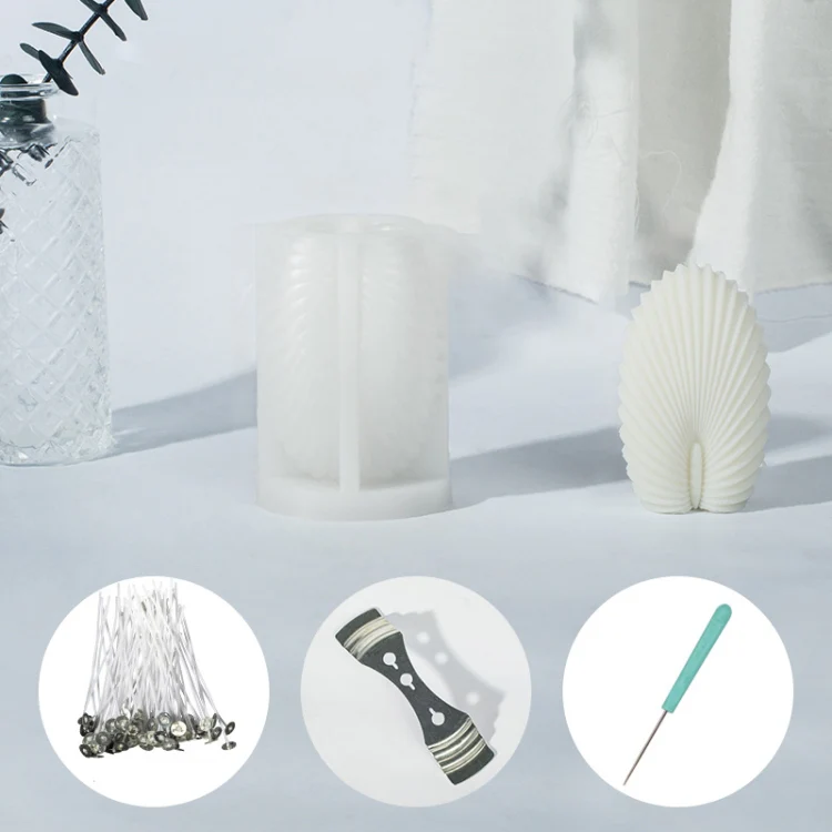 Geometric Scented Candle Silicone Mold, Specification: LZ-384+Tool Set