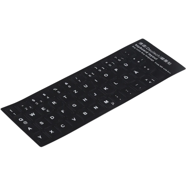 German Learning Keyboard Layout Sticker for Laptop / Desktop Computer Keyboard - Image 2