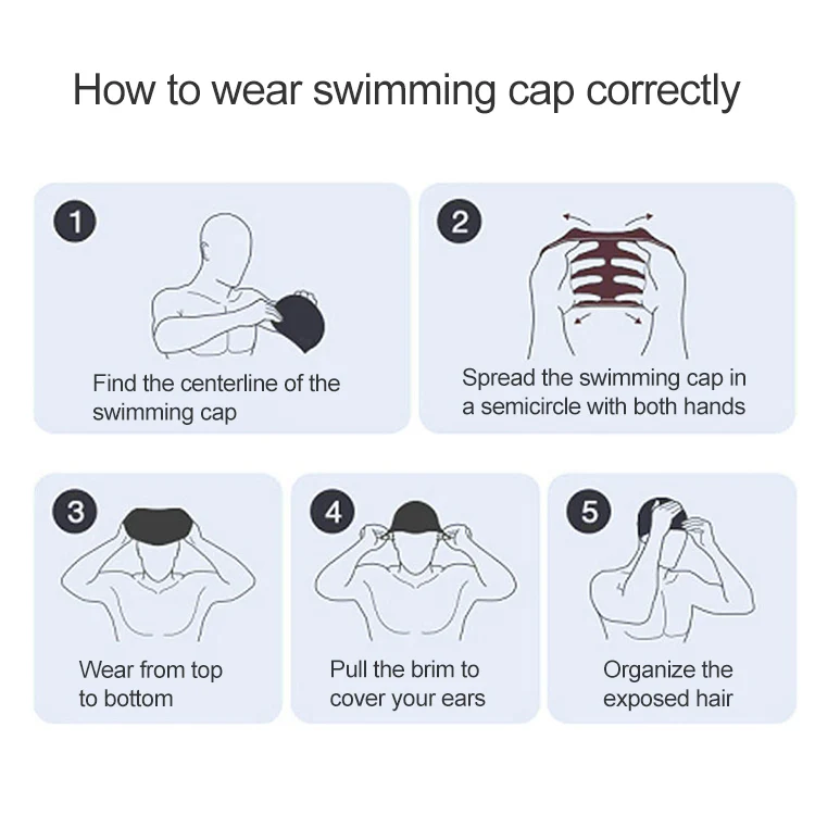 Glossy Seamless Pure Silicone High Elasticity Professional Swimming Cap(Yellow) - Image 4