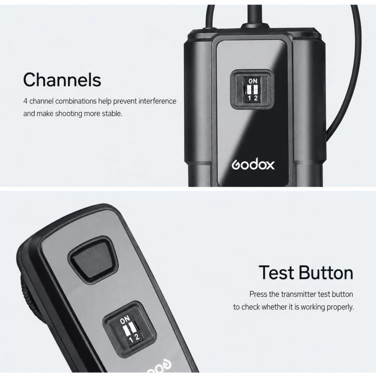 Godox DM16 Camera Flash Sync Universal Wireless Trigger For DSLR Cameras, Spec: Receiver - Image 9