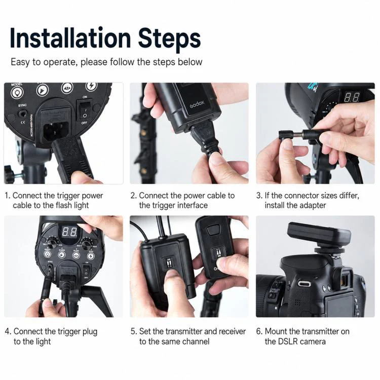 Godox DM16 Camera Flash Sync Universal Wireless Trigger For DSLR Cameras, Spec: Transmitter - Image 11