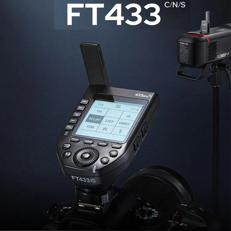Godox FT433 C For Canon Version 2-Piece Set High-Speed Trigger System DSLR Hot Shoe Flash Transmitter+Receiver - Image 2