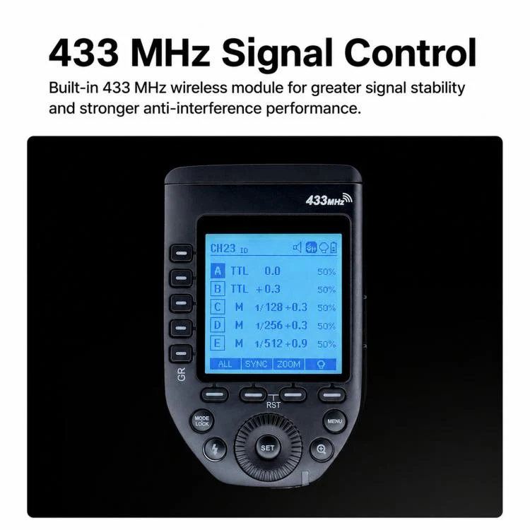 Godox FT433 C For Canon Version 2-Piece Set High-Speed Trigger System DSLR Hot Shoe Flash Transmitter+Receiver - Image 7