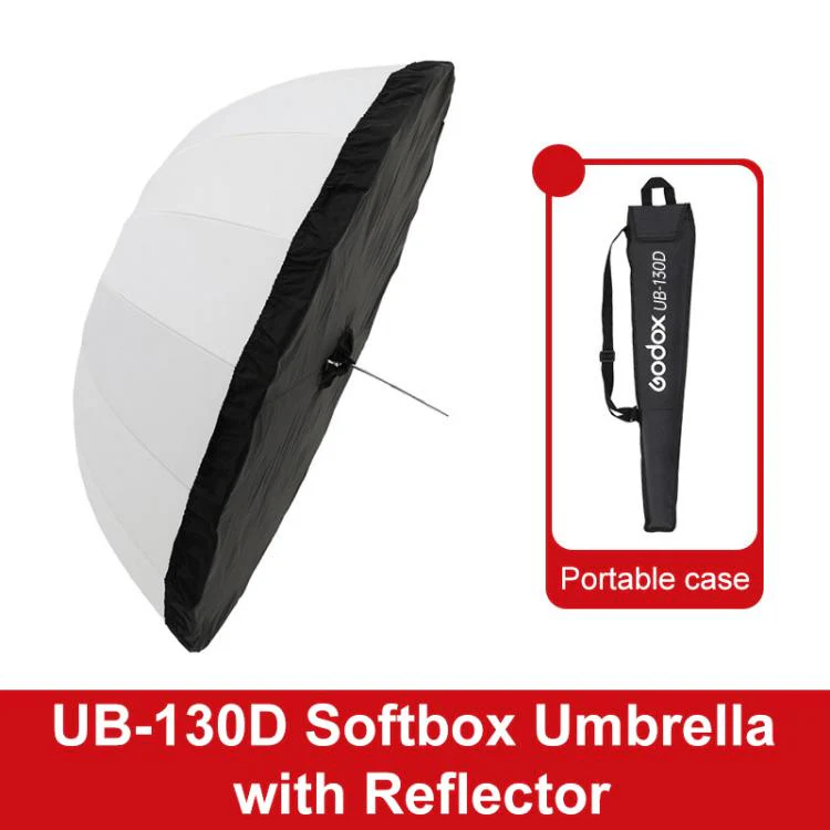 Godox Photography Studio Reflector Diffuser UB-130D Softbox Umbrella with Reflector