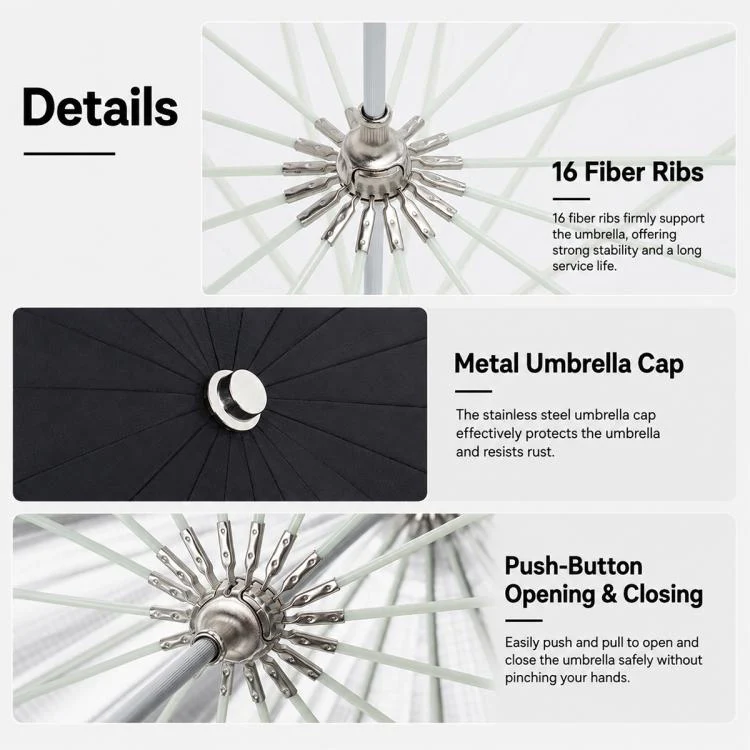 Godox Photography Studio Reflector Diffuser UB-165W Black White Umbrella - Image 23