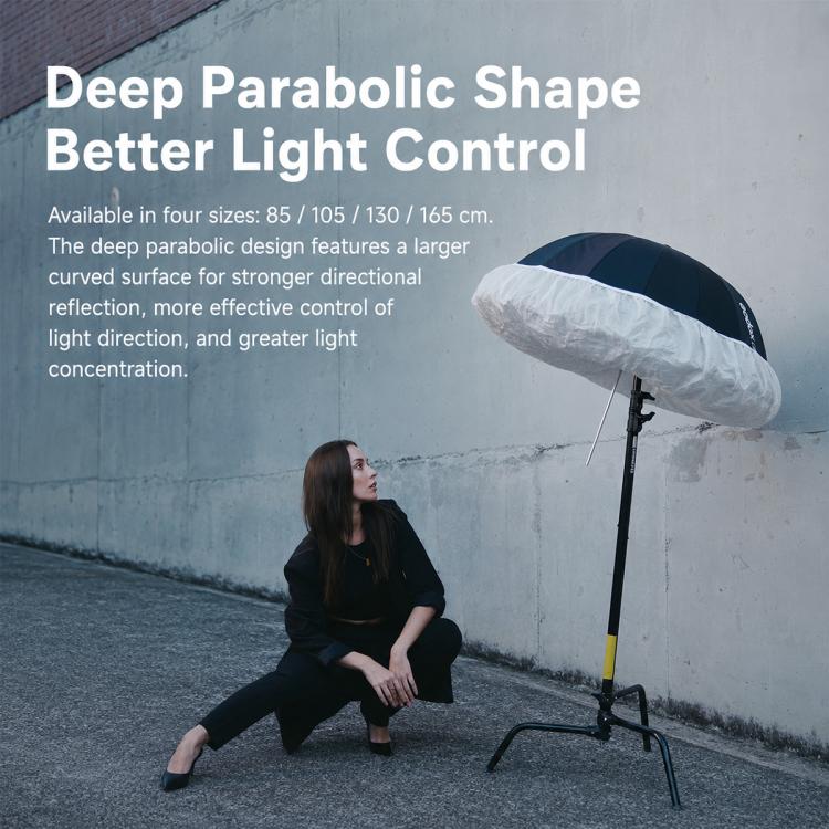 Godox Photography Studio Reflector Diffuser UB-85D Softbox Umbrella with Reflector - Image 4
