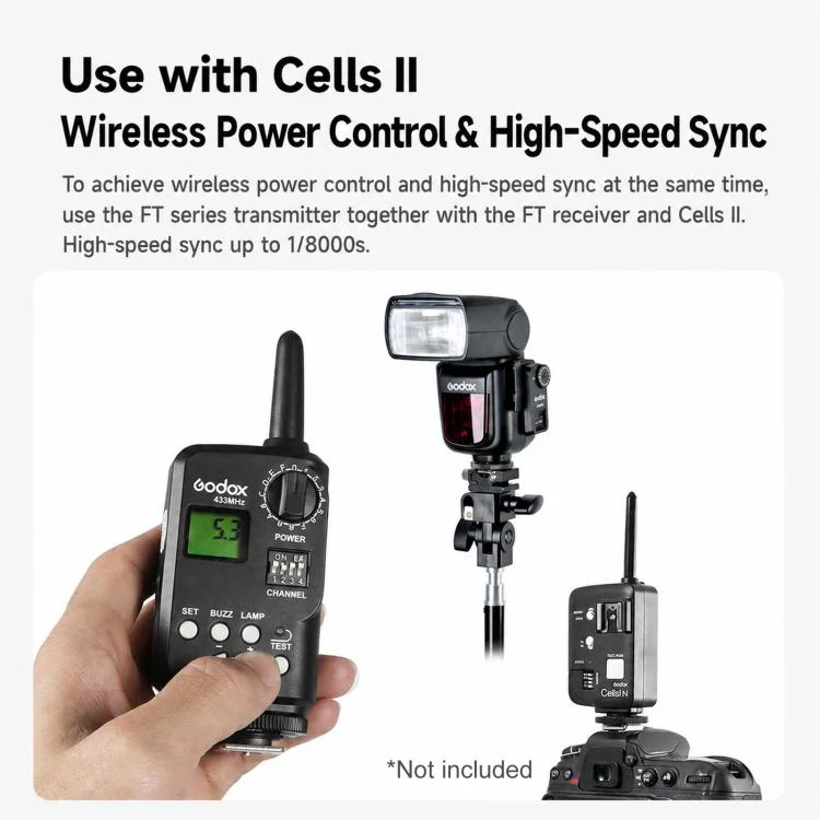 Godox Transmitter Studio Light Camera Flash Trigger - Image 7