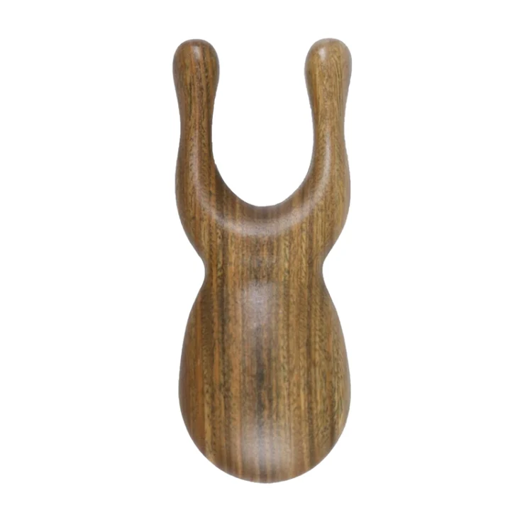 Gold Sandalwood Solid Wood Massage Eye Scraping And Nose Massage, Color Random Delivery - Image 2