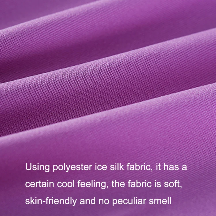 Golf Sunscreen Shawl Sleeves Outdoor Sports Cycling Ice Silk One Word Raglan Sleeves, Size: One Code(Purple) - Image 4