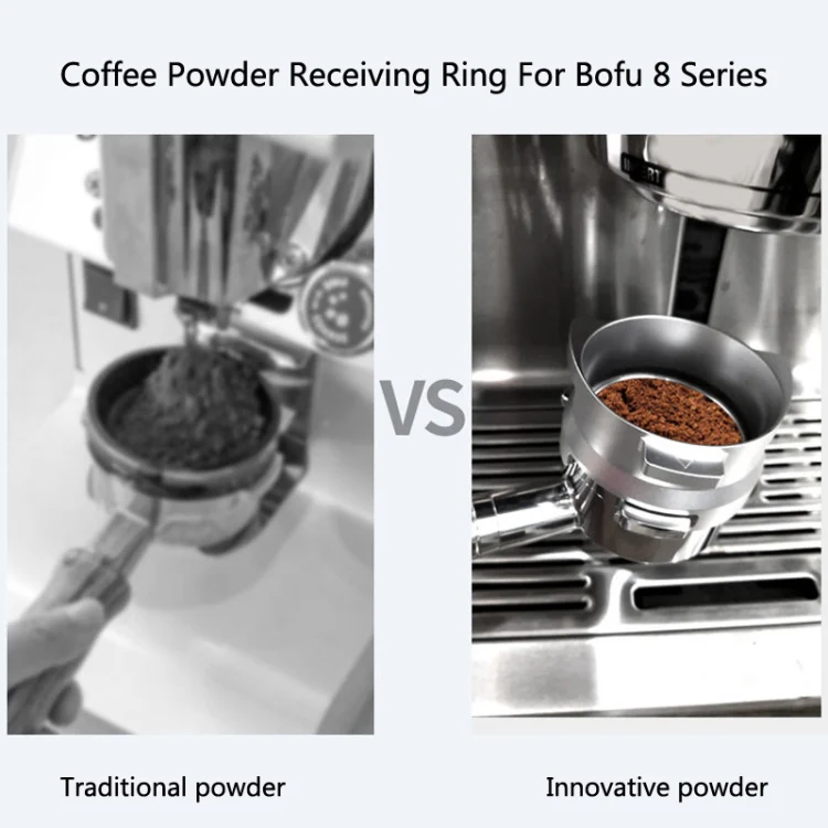 GOP8954 Alloy Coffee Powder Receiving Ring For Breville 8 Series(Silver) - Image 6