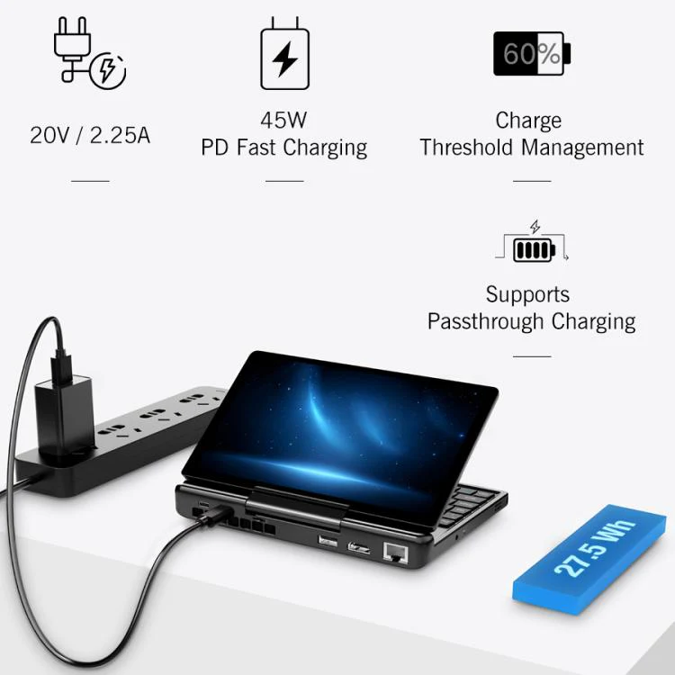 GPD MicroPC 2 Handheld Gaming PC, 16GB+512GB, 7 inch Windows 11 Pro Intel Core i3-N300, US Plug - Image 29