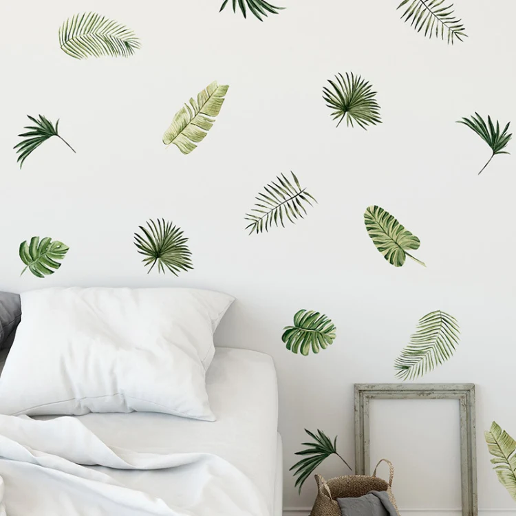 Green Leaf Kindergarten Environment Layout Decorative Wall Stickers(FX-F010) - Image 2