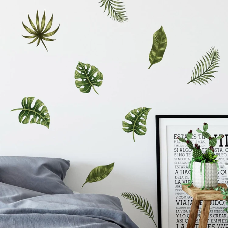 Green Leaf Kindergarten Environment Layout Decorative Wall Stickers(FX-F012) - Image 2