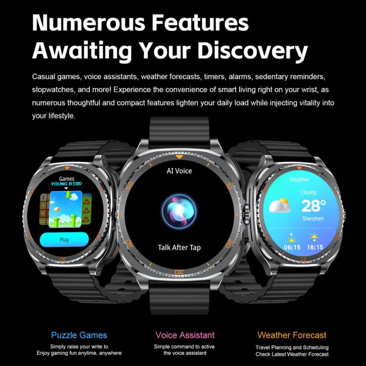 GT99 1.53-inch Display 2-in-1 Smart Sports Watch TWS Bluetooth Earphones(Silver Orange) - Image 21