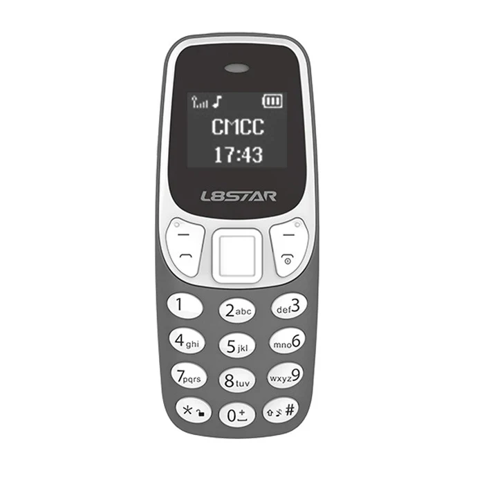 GTStar BM10 Mini Mobile Phone, Hands Free Bluetooth Dialer Headphone, MP3 Music, Dual SIM, Network: 2G (Grey) - Image 2