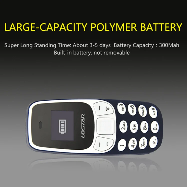 GTStar BM10 Mini Mobile Phone, Hands Free Bluetooth Dialer Headphone, MP3 Music, Dual SIM, Network: 2G(Dark Blue) - Image 7