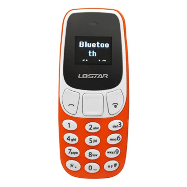 GTStar BM10 Mini Mobile Phone, Hands Free Bluetooth Dialer Headphone, MP3 Music, Dual SIM, Network: 2G(Orange) - Image 2