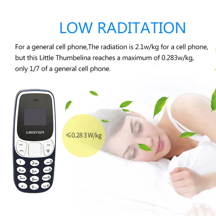 GTStar BM10 Mini Mobile Phone, Hands Free Bluetooth Dialer Headphone, MP3 Music, Dual SIM, Network: 2G(Red) - Image 8
