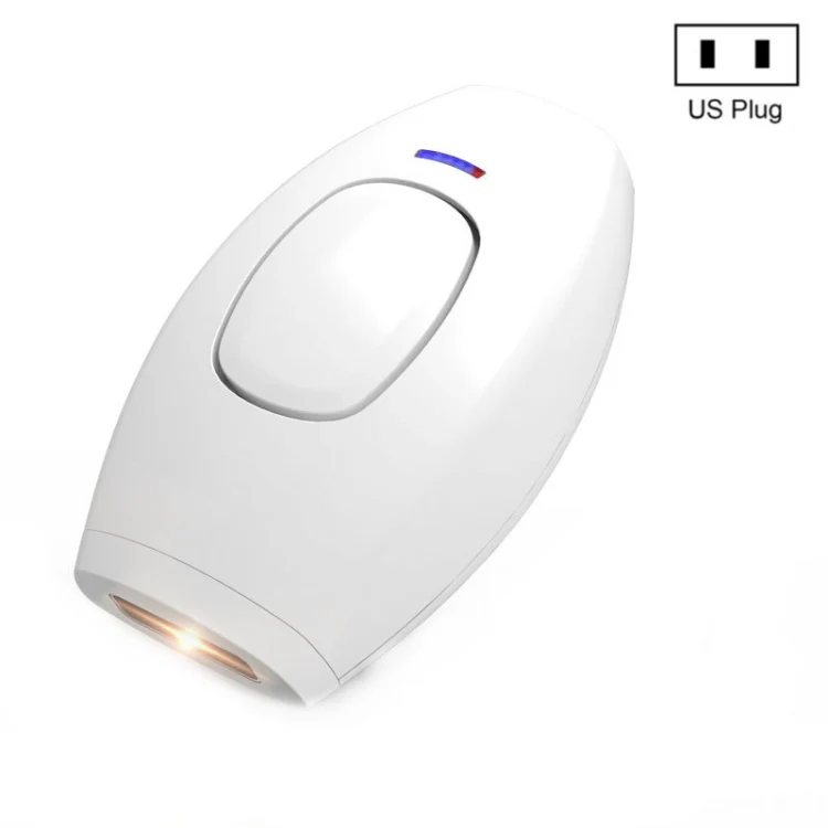 H01 Portable Home Use Laser IPL Hair Removal Devicepainless Epilator Permanent, Specification:US Plug(White)
