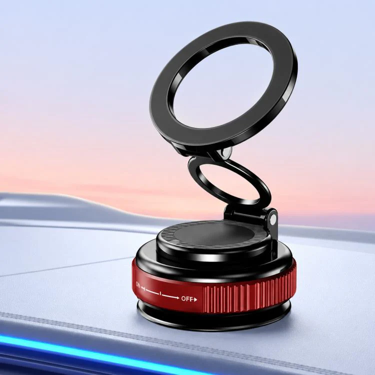 H28 360-Degree Rotating Foldable Car Phone Holder(Red)
