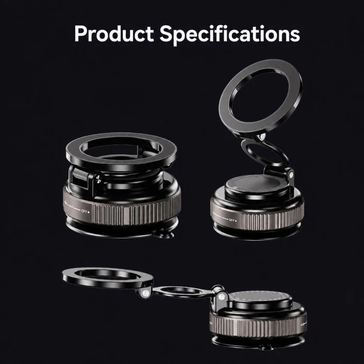 H28 360-Degree Rotating Foldable Car Phone Holder(Red) - Image 9