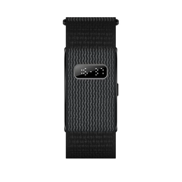 H59max+ Screenless BT Smart Bracelet Nylon Strap, Support Incoming Call Reminder / AI Health Report(Black) - Image 3
