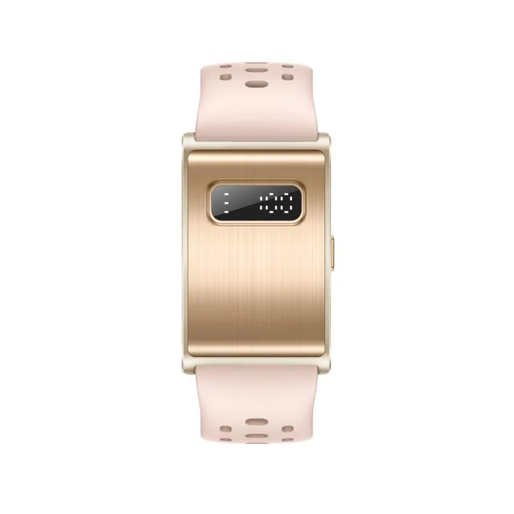 H59max+ Screenless BT Smart Bracelet Silicone Strap, Support Incoming Call Reminder / AI Health Report(Rose Gold) - Image 3