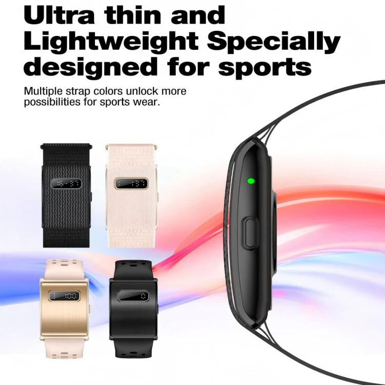 H59max+ Screenless BT Smart Bracelet Silicone Strap, Support Incoming Call Reminder / AI Health Report(Rose Gold) - Image 9
