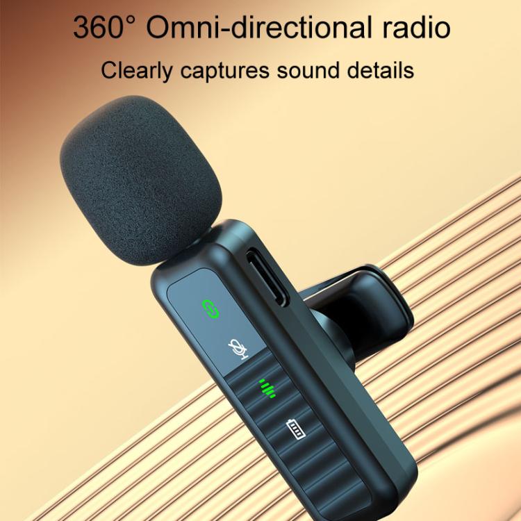 H65 3 In 1 Lavalier Wireless Microphone Outdoor Broadcast Noise Canceling Sports Camera Microphone, Style: Dual Mic - Image 3