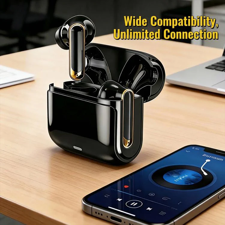 H915A Compact In Ear Wireless Bluetooth Earphone(Apricot) - Image 6