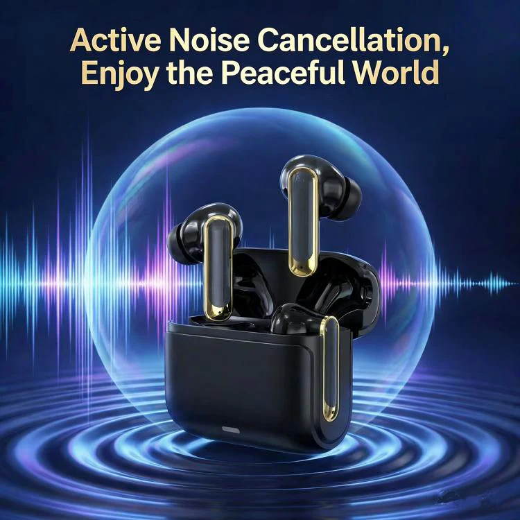 H915A Compact In Ear Wireless Bluetooth Earphone(Black) - Image 5
