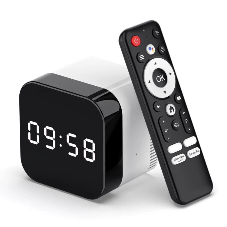 H96Max 8K UHD Android 14 Smart TV Box with Remote Control, 4GB+128GB, Allwinner H728 Octa-Core(UK Plug)