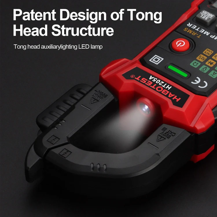 HABOTEST HT205A Multifunctional Intelligent Burn-proof Clamp Multimeter - Image 7